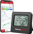 Produktbild: ThermoPro TP357 Bluetooth 80m Hygrometer Innen Raumthermometer Digital Mini App