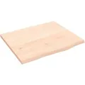 Produktbild: vidaXL Tischplatte 60x50x2 cm Massivholz Eiche Unbehandelt 3156284