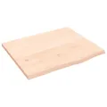 Produktbild: vidaXL Tischplatte, Schreibtischplatte mit Naturkante, Holztischplatte für Esstische Couchtische, Esstischplatte Couchtischplatte DIY Platte, Massivholz Eiche Unbehandelt