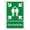 Produktbild: Sammelplatz Schild | Brandschutzschild 3 mm starkes Aluminium (Sammelplatz Cm 30x40)