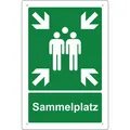 Produktbild: Sammelplatz Schild | Brandschutzschild 3 mm starkes Aluminium Sammelplatz Cm ...