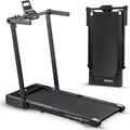 Produktbild: Elektrisches Laufband FoldPro 2in1 mit LCD-Display, Bluetooth & APP Funktion, für zu Hause und Büro, motorisiertes Fitnessgerät, Heimtrainer - Anthrazit