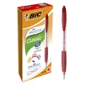 Produktbild: BIC Atlantis Clic Ball Pen 1.0mm Box of 12 - Red Red Single
