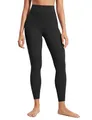 Produktbild: CRZ YOGA Butterluxe Damen Yoga Leggings Super High Waist Sportleggings Komfortable Sporthose Yogahose - 64cm Schwarz 34