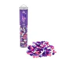 Produktbild: Plus-Plus Geniales Konstruktionsspielzeug, Tube Glitzer, Bausteine-Set, 240 Teile, Lila, Rosa