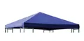 Produktbild: DEGAMO Pavillon-Ersatzdach, für Metall- und Alupavillon 3x3 Meter, dunkelblau, wasserdicht