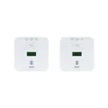 Produktbild: ABUS Kohlenmonoxid-Warnmelder COWM510 - CO-Melder mit 85 dB lautem Alarm, Prüftaste, 10-Jahres-Sensor & LCD Display - Weiß - 2er Set