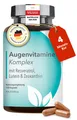 Produktbild: Augenvitamine Lutein Zeaxanthin Kapseln - Vitamin A - Augenstark Vital Komplex hochdosiert DocVital®