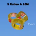 Produktbild: 3 Rollen Original Tesa Film Transparent 10m x 12mm  15mm Tesafilm Klar Klebefilm