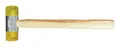 Produktbild: Fortis Kunststoffhammer gelb 22 mm Größe 1