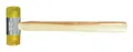 Produktbild: Fortis Kunststoffhammer gelb 22 mm Größe 1