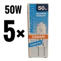 Produktbild: 5x Osram Halostar Starlite 64440 S 50W GY6,35  830lm 64440S 12V Stiftsockellampe
