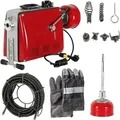 Produktbild: Mucola Rohrreinigungsmaschine 500W Hochdruck Rohr-Reiniger 16mm Rohrreinigungsgerät Rohrreiniger Abflussreiniger