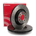Produktbild: BREMBO XTRA Bremsscheiben Ø 310mm für VW GOLF 5 6 7 8 PASSAT hinten 5Q0615601E
