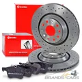 Produktbild: BREMBO XTRA BREMSSCHEIBEN+BELÄGE HINTEN FÜR AUDI A3 8V SEAT VW GOLF 7 PASSAT B8