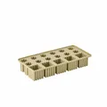 Produktbild: Zone Denmark Eiswürfelform Singles Leek Green, Silikon, Grün, 22 x 11 cm, 32235