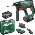 Produktbild: Bosch Bohrhammer UniversalHammer 18V, SDS+, 18V / 2,5Ah, mit 2 Akkus, Schlagkraft 2 Joule