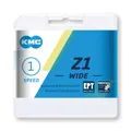 Produktbild: KMC Kette Z1 Wide EPT 1/2 x 1/8, 128 Glieder, 8,6 mm, LongLife, silber-grau
