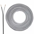 Produktbild: SeKi Lautsprecherkabel Weiß 2x 0,75mm² – 50 Meter Ring | CCA-Kupfer Boxenkabel für klaren Sound bei HiFi, Heimkino und Car-HiFi mit Polaritätskennzeichnung