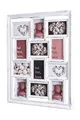 Produktbild: levandeo Bilderrahmen Collage 52x67cm 12 Fotos 10x15 Shabby Chic Vintage Glasscheiben (Weiß)