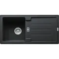 Produktbild: Franke Spüle STRATA STG 614 Onyx mit Excenterventil / Ausschnittsmaß: 840 x 4...