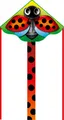 Produktbild: Kinderdrachen HQ Simple Flyer 120 Ladybug 102004 Rot 120 x 75 cm + 150 cm schwan