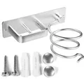 Produktbild: Föhnhalter Föhn Halterung Fönhalter Wandmontage, Aluminium Haartrocknerhalter...