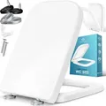 Produktbild: Kesser® Wc Sitz Mit Absenkautomatik Toilettendeckel Quick-release-funktion Und Softclose - Einfache Montage Antibakteriell Klodeckel Aus Duroplast   Wc Sitz E-form