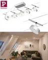Produktbild: Paulmann Seilsystem Circle Chrom Matt 5x5Watt 3000K 230/12V Spannseil Chrom