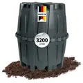 Produktbild: Garantia - Herkules Sammelgrube 3200 Liter Schwarz, Inkl. Stützrohr Und Dibt-zulassung