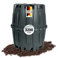 Produktbild: GARANTIA HERKULES Sammelgrube 3200 Liter schwarz, Stützrohr, DIBt-Zulassung