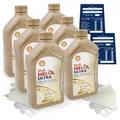 Produktbild: 6 Liter original Shell Helix Ultra ECT C2/C3 0W30 Motoröl Porsche C30 API SN SET