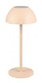 Produktbild: Reality Leuchten LED Außen Akku Tischleuchte Ricardo R54106166, Kunststoff sandfarbig, inkl. 1.7 Watt LED, 4-fach Touch