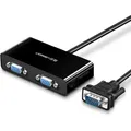 Produktbild: 40254 Vga Video Splitter 2x Vga Aufteilung Des Signals Auf 2 Monitore - 1m Schwarz - Ugreen
