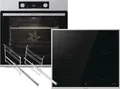 Produktbild: Gorenje Black Pepper Set SIXL - Backofen BOS6737E13X + Induktionskochfeld GI6401BX autark