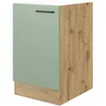 Produktbild: Spülenunterschrank Cara ca. 50x82x57 cm Grün/Eiche