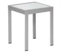 Produktbild: Merxx Gartentisch Balkonausziehtisch, 65 (130) x 65 cm, eckig, Aluminium/Glas