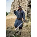 Produktbild: Leonardo Carbone Wikinger-Kostüm Wikinger Tunika mit Stickereien - Blaugrau M blau|grau M | M