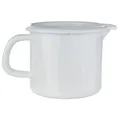 Produktbild: Riess- Schnabeltopf - Milchtopf - Emaille - weiß - Ø 9cm - 0,5 Liter