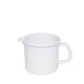 Produktbild: Riess Schnabeltopf Ø9cm 0,5Liter Emaille Classic Weiss
