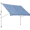 Produktbild: Outsunny Markise,, Blau, Metall, 150x280x300 cm, Sonnen- & Sichtschutz, Sichtschutz Garten, Markisen