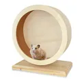 Produktbild: Hamsterrad aus Holz für kleine Haustiere Stiller Hamsterrad, Geräuscharmes Ha...