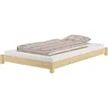 Produktbild: Erst-Holz Breites Flaches Futonbett Einzelbett 120 x 200 Kiefer Massiv Modell 51 ohne Zubehör