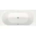 Produktbild: Duravit D-Neo Rechteck-Badewanne 700476000000000 180 x 80 x 46 cm, Einbauversion, 2 Rückenschrägen, weiß