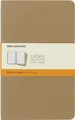 Produktbild: Moleskine Cahier Journal, Set mit 3 Linierten Notizbücher, Kartoneinband mit Sichtbarer Baumwollnaht, Farbe Kraftbraun, Large 13 x 21 cm, 80 Seiten