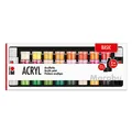 Produktbild: Marabu Basic Acrylfarben farbsortiert 32 x 3,5 und 2 x 59,0 ml, 35 St.