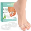 Produktbild: Welnove 12er-Pack Gel-Bunion-Korrektor mit Aloe-Extrakt, Zehentrenner zur Korrektur von Ballenzehen und zur Wiederherstellung der ursprünglichen Form der Zehen für Frauen und Männer