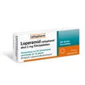 Produktbild: Loperamid-ratiopharm® akut 2 mg Filmtabletten
