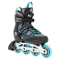 Produktbild: K2 Skates Damen Inline Skates Alexis 80 ALU, Grey - Cyan, 30G0417.1.1.075