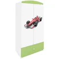 Produktbild: Raumhirsch Furniture Kinderkleiderschrank, Grün, Holzwerkstoff, 90x175x52 cm, Kinder- & Jugendzimmer, Kindermöbel, Kinderkleiderschränke
